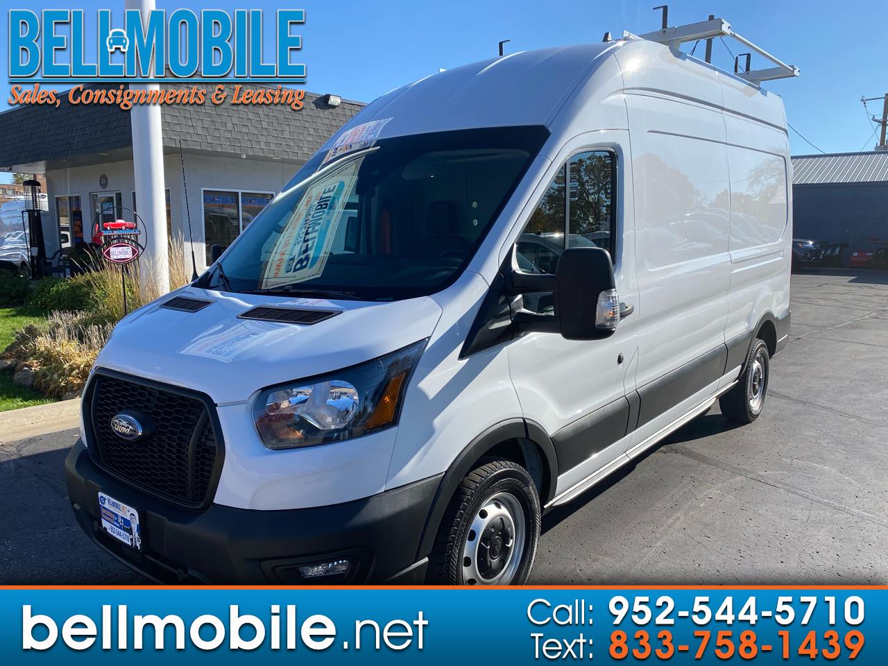 2023 Ford Transit Cargo Van T-250 148" Hi Rf 9070 GVWR RWD
