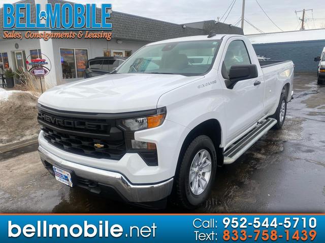 White 2024 Chevrolet Silverado 1500 Work Truck Regular Cab LB RWD Pickup Truck 4X2 Automatic