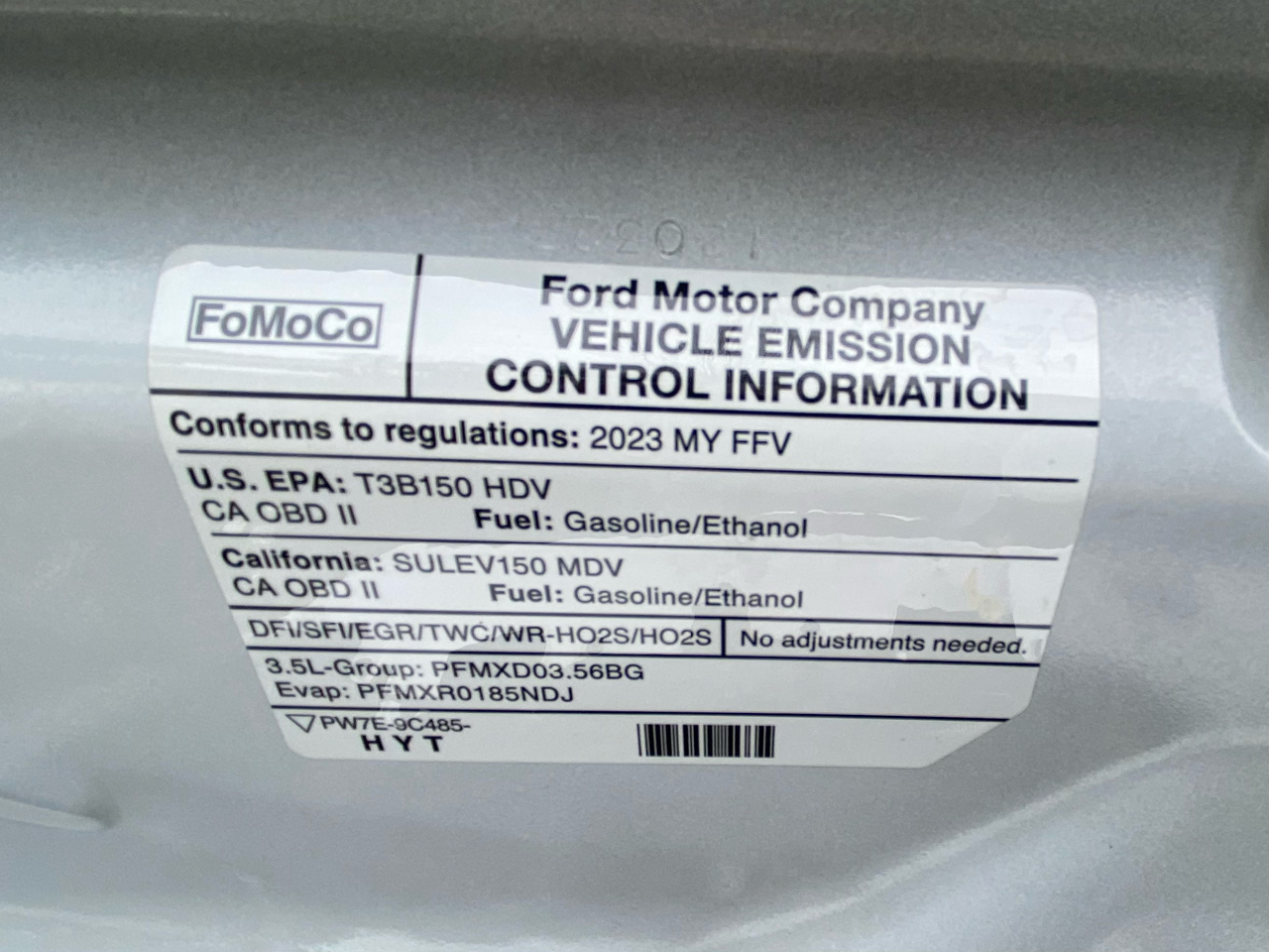 Ford Transit Cargo Van T-250 148" Hi Rf 9070 GVWR RWD 2023