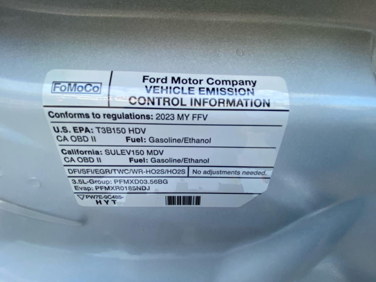 Ford Transit Cargo Van T-250 148" Hi Rf 9070 GVWR RWD 2023