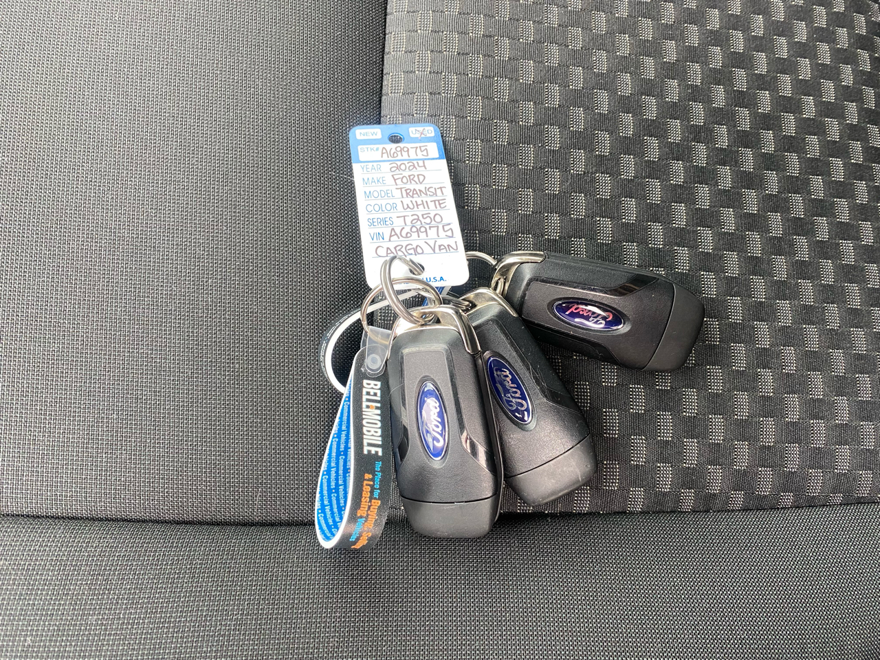 Ford Transit Cargo Van T-250 130" Low Rf 9070 GVWR RWD 2024