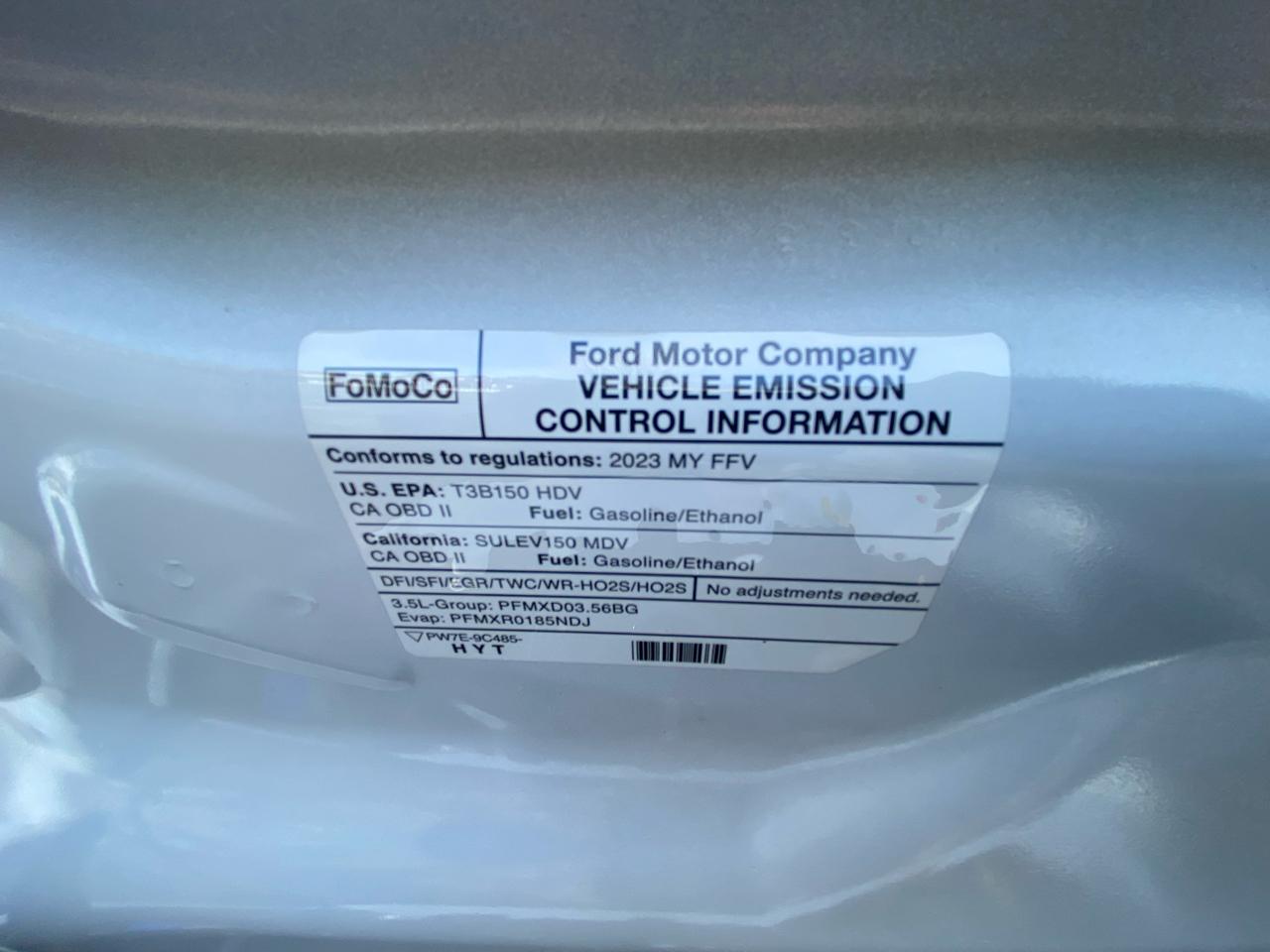 Ford Transit Cargo Van T-250 148" Hi Rf 9070 GVWR RWD 2023