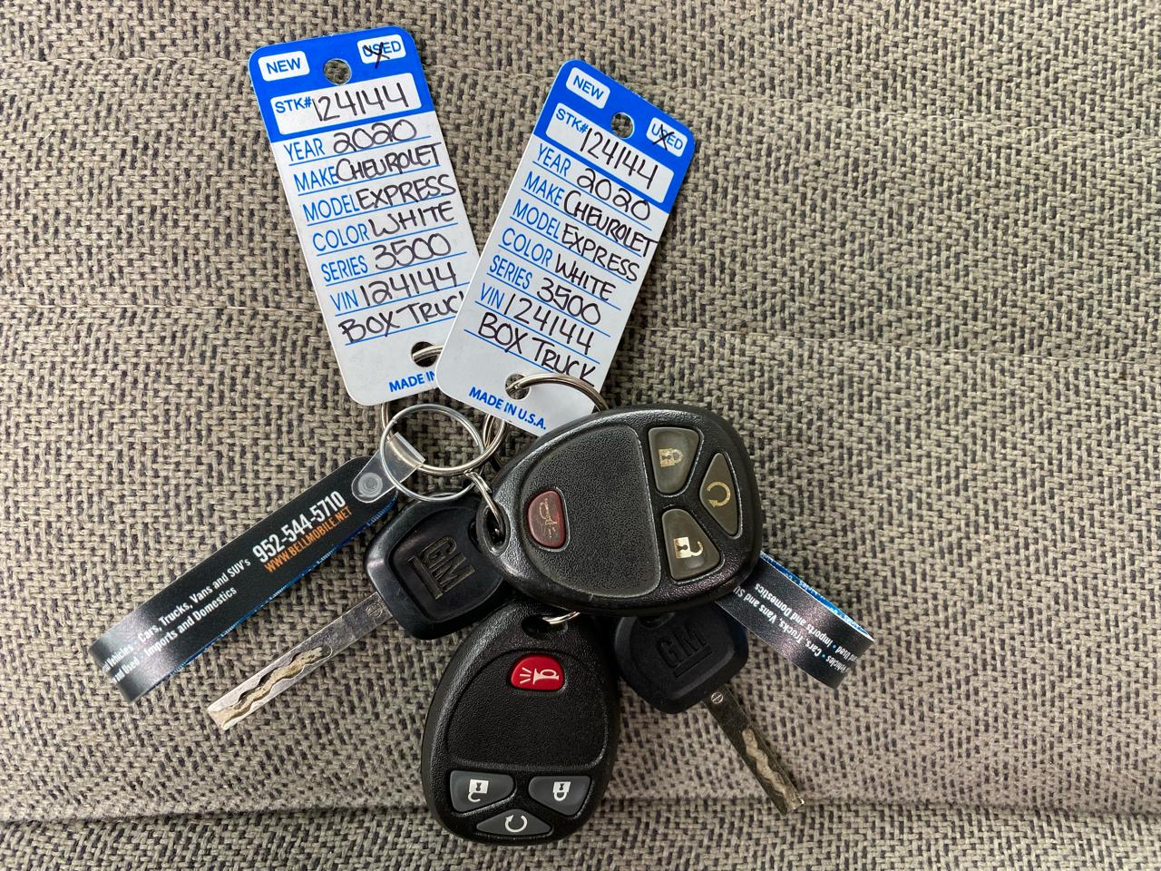 Chevrolet Express Commercial Cutaway 3500 Van 139" 2020