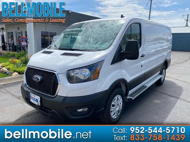White 2024 Ford Transit Cargo 250 Low Roof LB RWD Van Rear-Wheel Drive Automatic