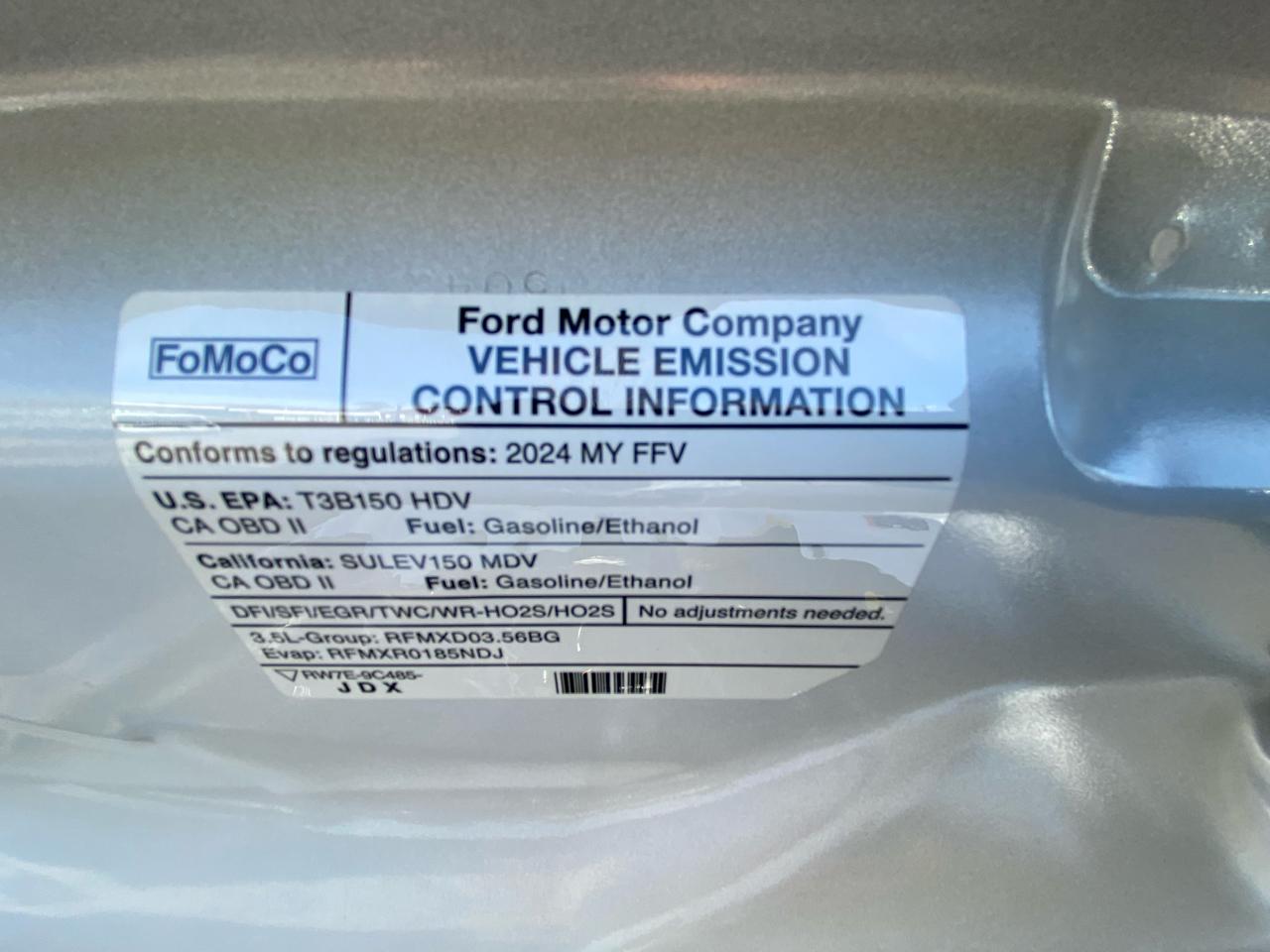 Ford Transit Cargo Van T-250 130" Low Rf 9070 GVWR RWD 2024