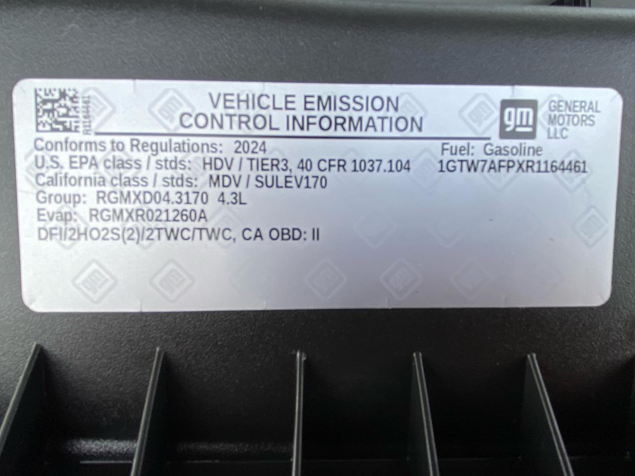 GMC Savana Cargo Van RWD 2500 135" 2024