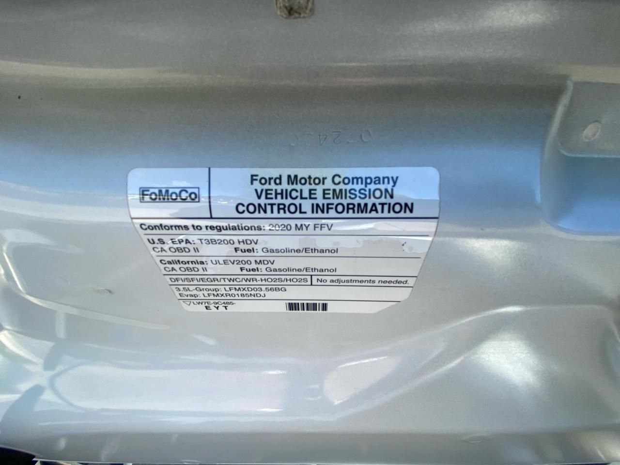 Ford Transit Cargo Van T-250 130" Med Rf 9070 GVWR RWD 2020