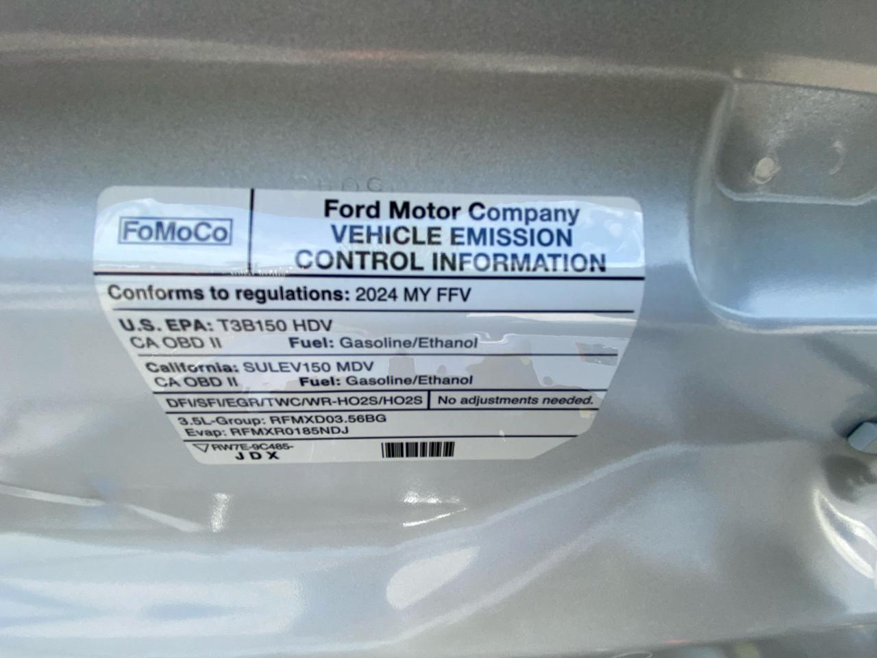 Ford Transit Cargo Van T-250 130" Low Rf 9070 GVWR RWD 2024