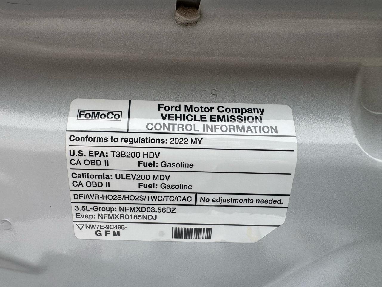 Ford Transit Cargo Van T-250 130" Low Rf 9070 GVWR AWD 2022