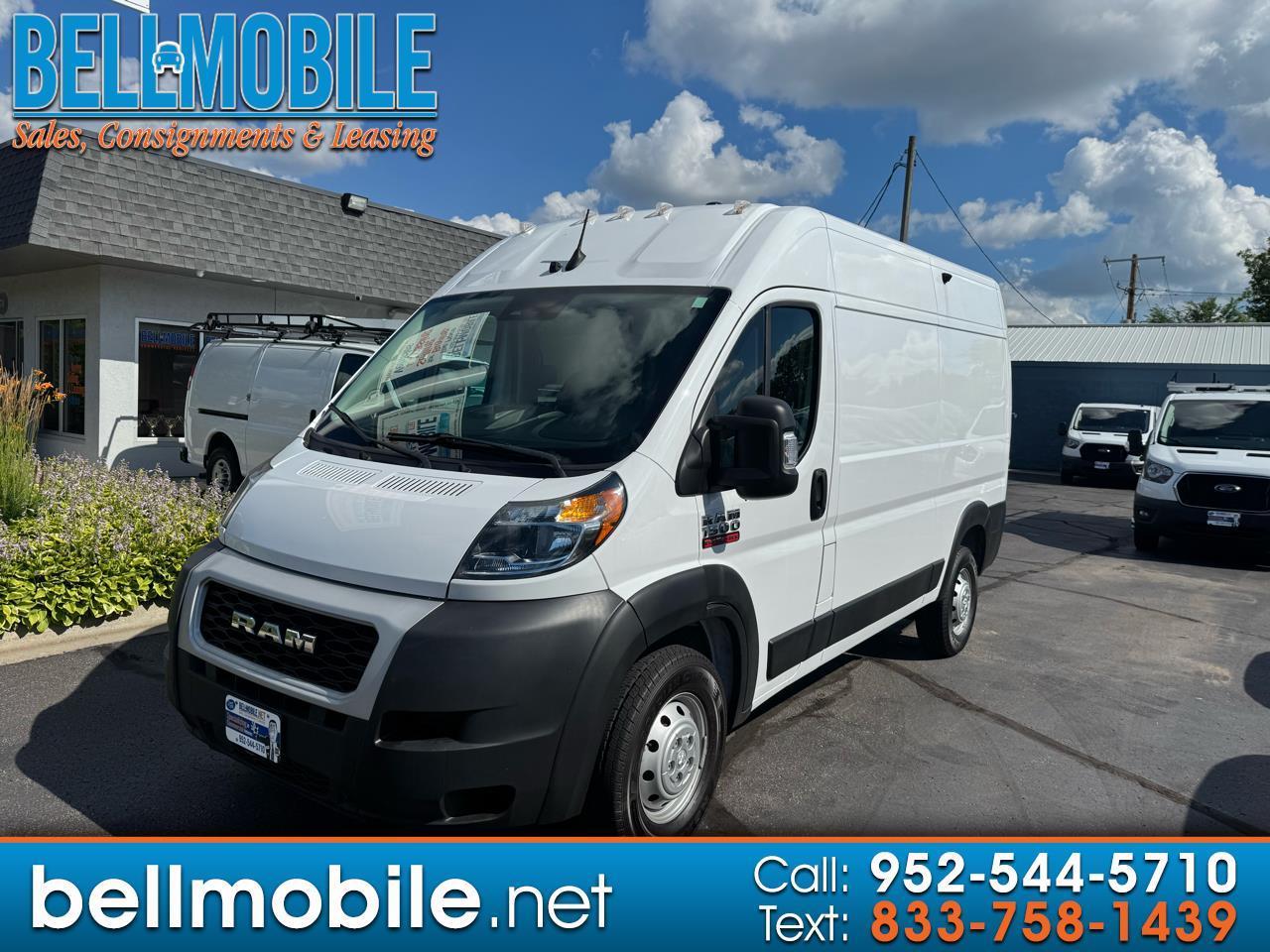 RAM ProMaster Cargo Van 1500 High Roof 136" WB 2022