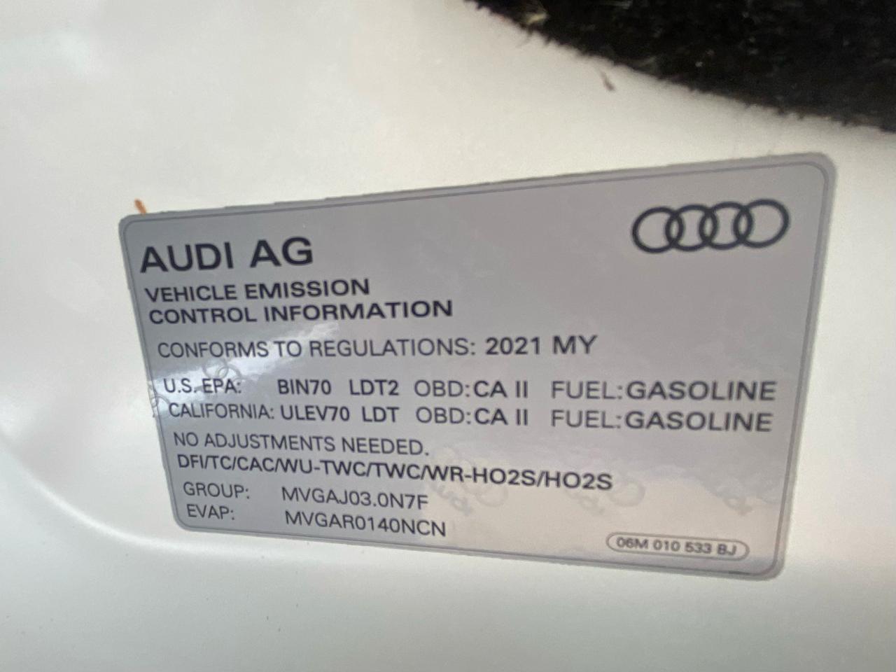 Audi SQ5 Premium Plus 3.0 TFSI quattro 2021