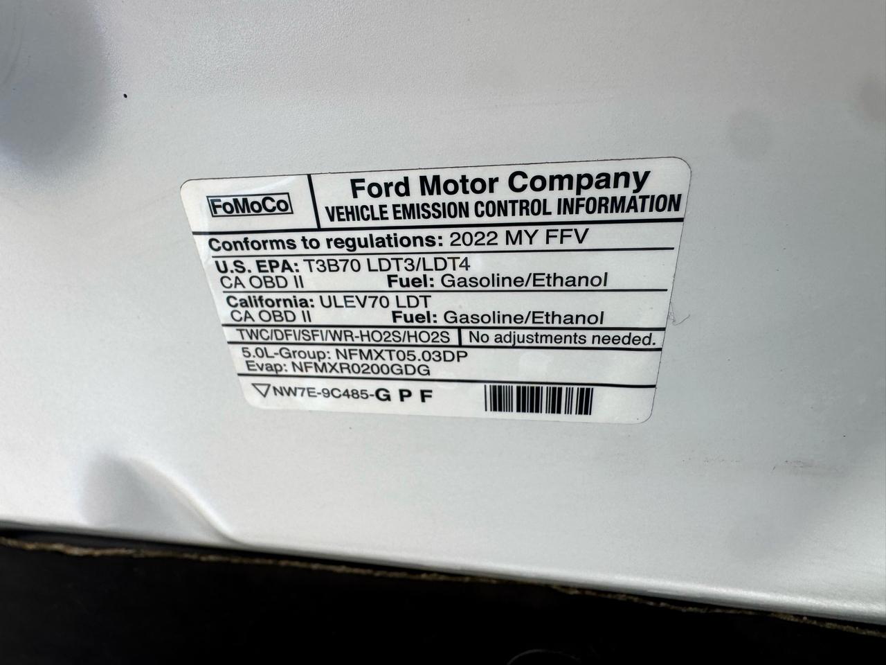 Ford F-150 Lariat 2WD SuperCab 8' Box 2022