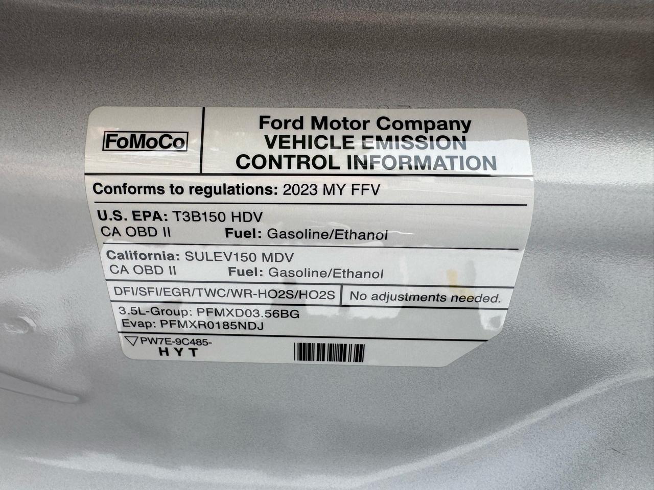 Ford Transit Cargo Van T-250 148" Hi Rf 9070 GVWR RWD 2023