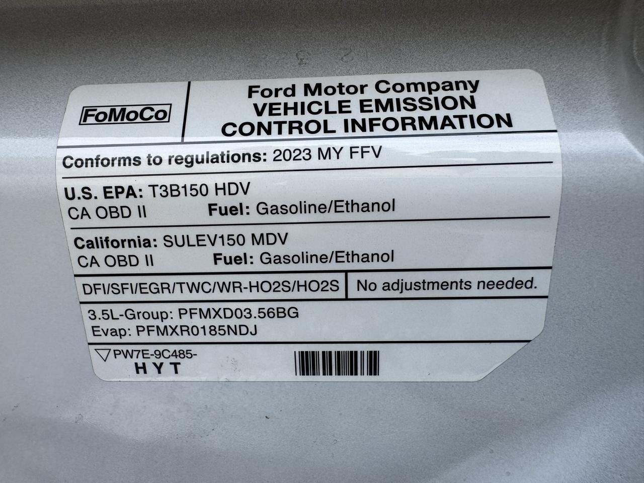 Ford Transit Cargo Van T-250 130" Low Rf 9070 GVWR AWD 2023