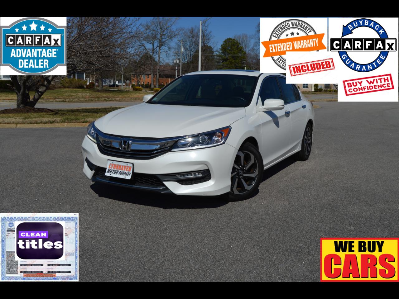 2017 Honda Accord EX-L Sedan CVT