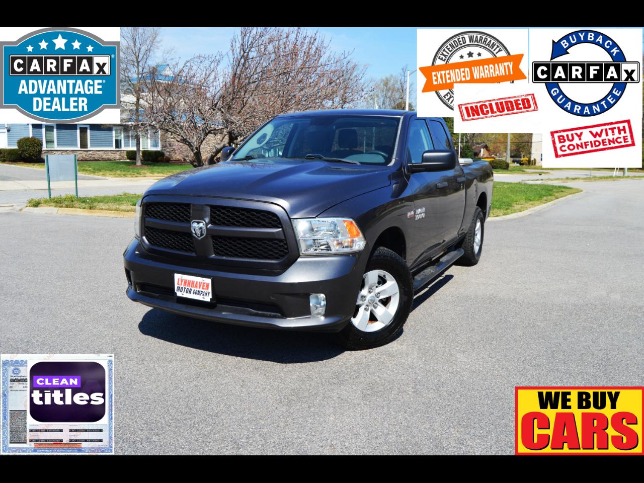 2017 RAM 1500 Tradesman Quad Cab 4WD