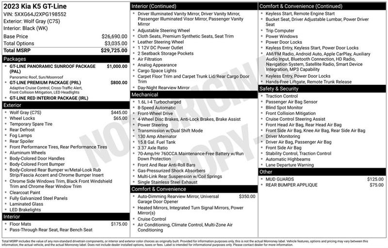 Kia K5 GT-Line 2023 Kia K5 GT-Line 2023