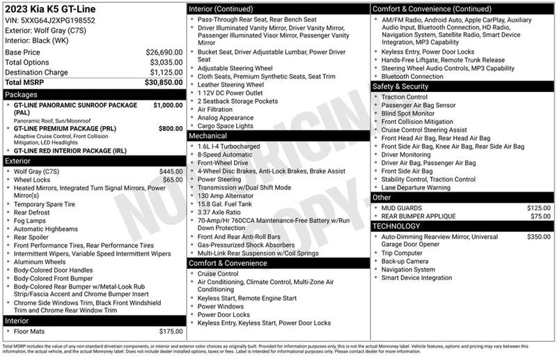 Kia K5 GT-Line 2023