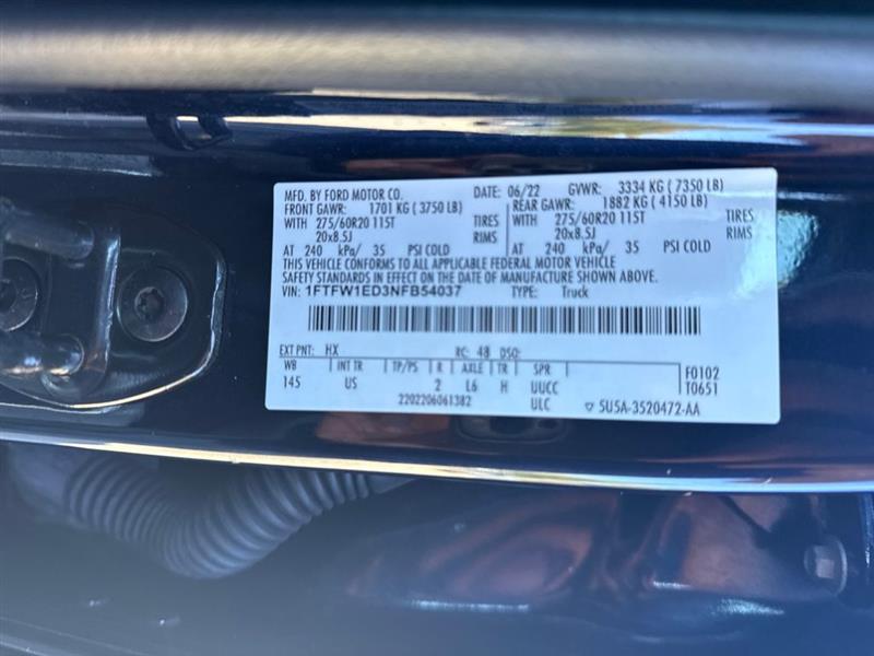 Ford F-150 XLT SuperCrew 5.5-ft. Bed 4WD 2022