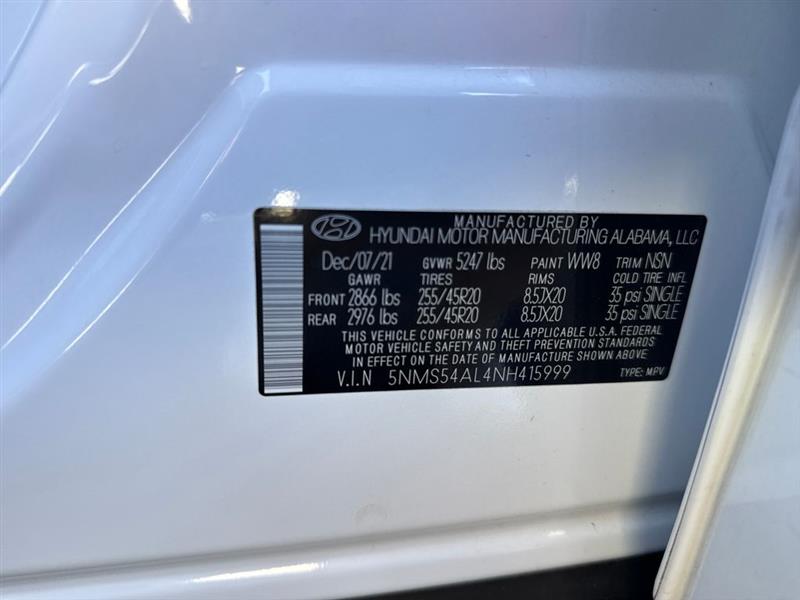 Hyundai Santa Fe Calligraphy 2022 Hyundai Santa Fe Calligraphy 2022