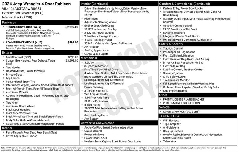 Jeep Wrangler Rubicon 2024 Jeep Wrangler Rubicon 2024