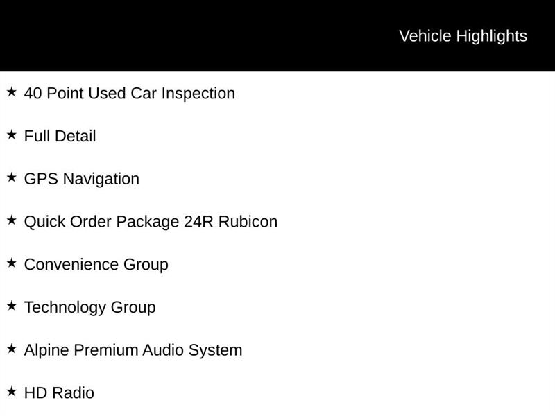 Jeep Wrangler Rubicon 2024