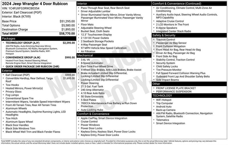 Jeep Wrangler Rubicon 2024