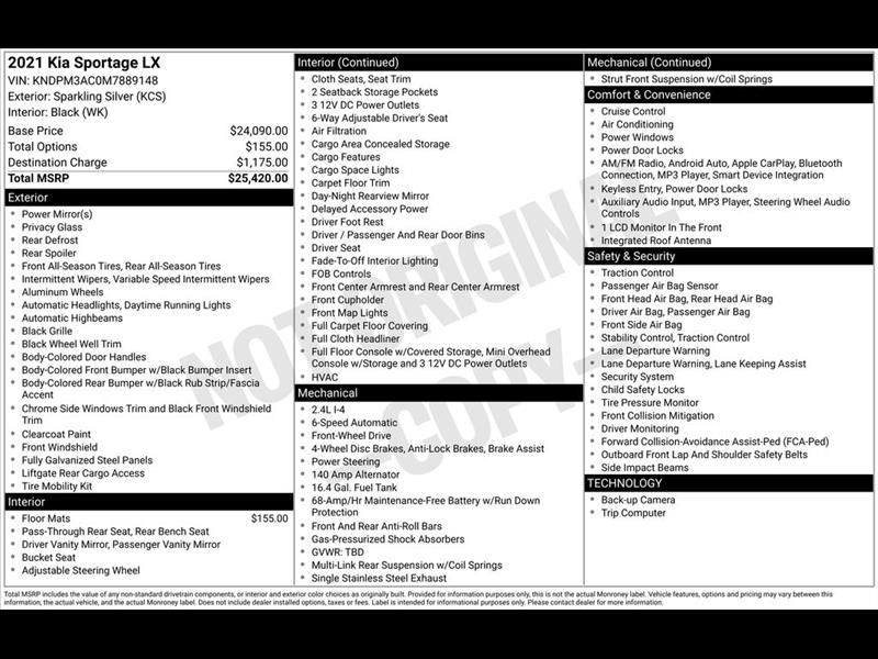 2021 Kia Sportage LX FWD