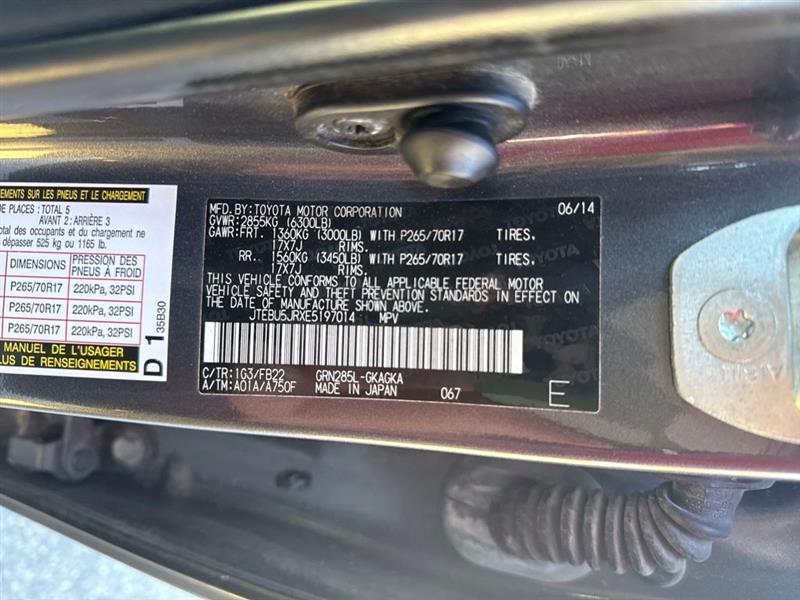 Toyota 4Runner Trail 4WD 2014