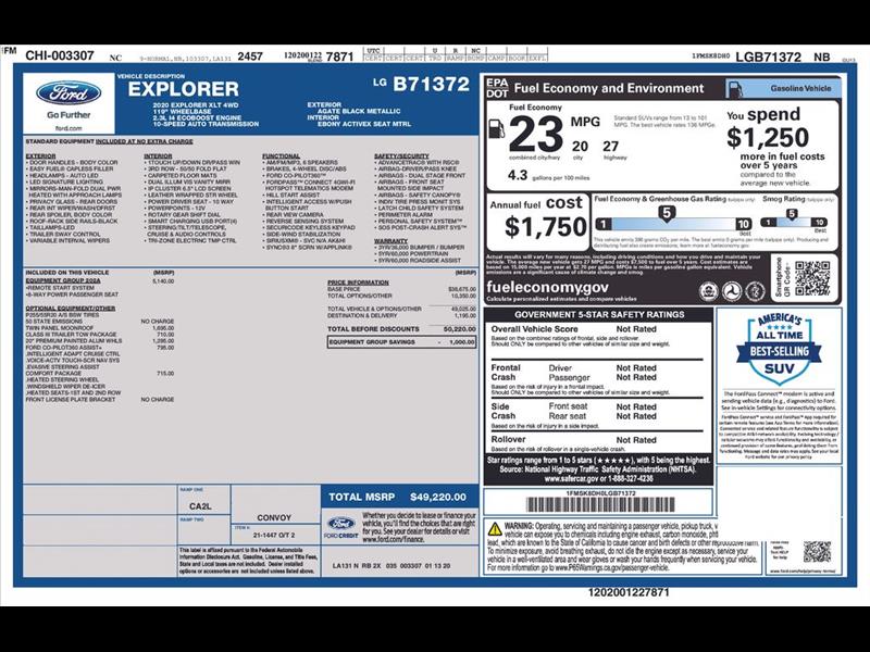 2020 Ford Explorer XLT AWD