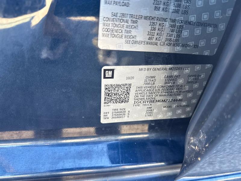 Chevrolet Silverado 1500 Custom Double Cab 4WD 2021