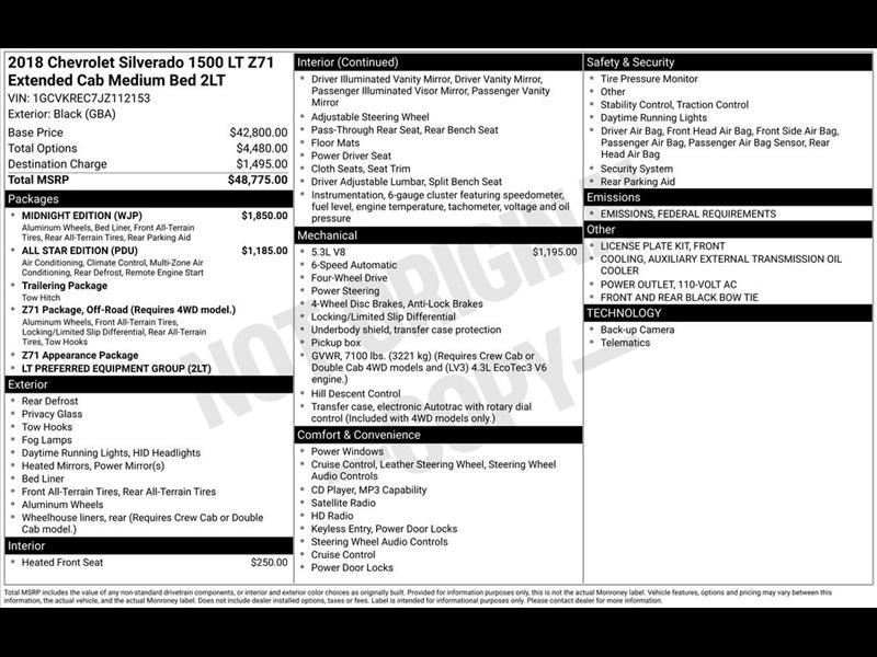 2018 Chevrolet Silverado 1500 LT Double Cab 4WD