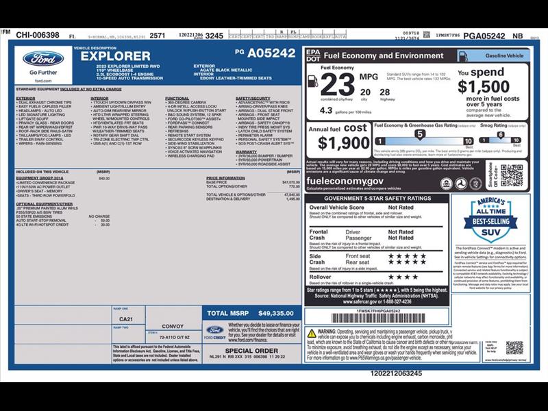 2023 Ford Explorer Limited