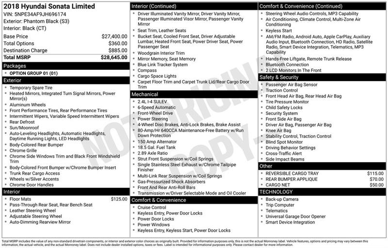 Hyundai Sonata Sport 2018