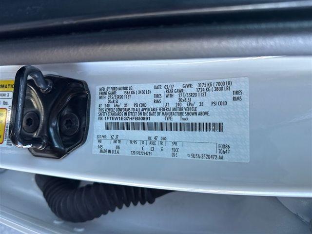 Ford F-150 XLT SuperCrew 6.5-ft. Bed 4WD 2017