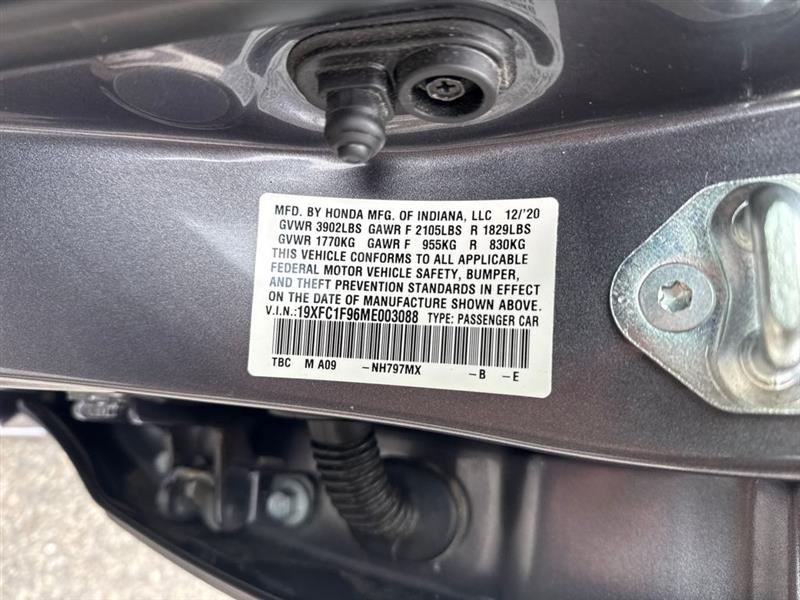 Honda Civic Touring Sedan CVT 2021