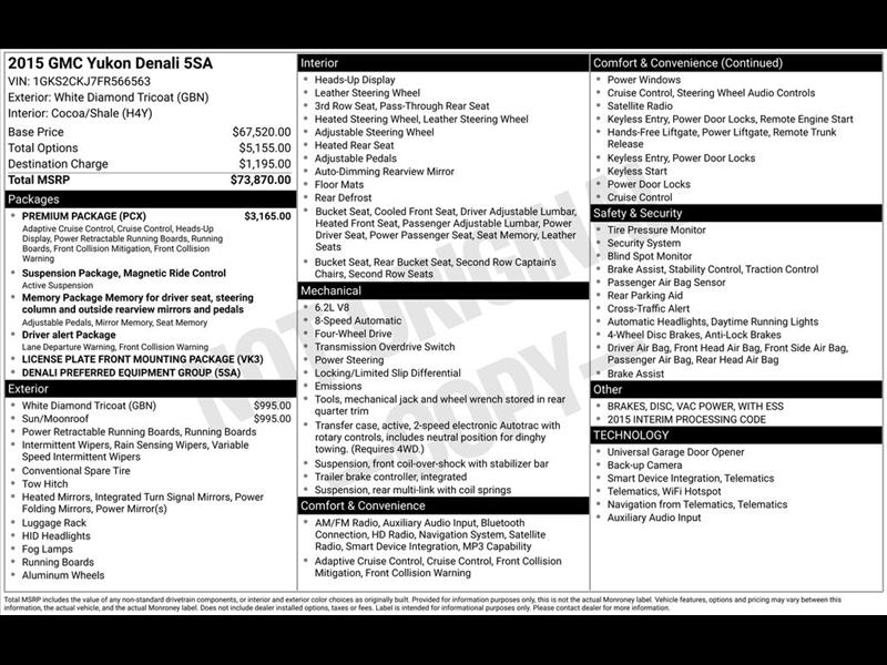 2015 GMC Yukon Denali's photo