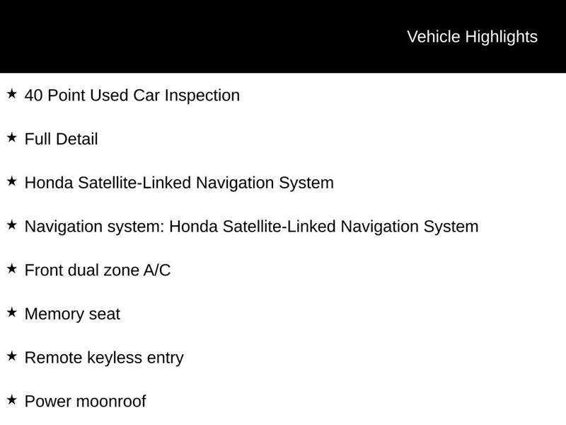 2021 Honda Pilot Touring w/Rear Captains Chairs