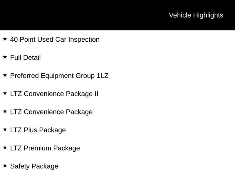 2023 Chevrolet Silverado 1500 LTZ Crew Cab 4WD