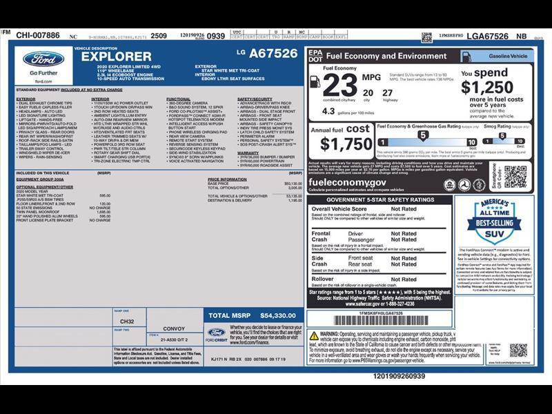2020 Ford Explorer Limited AWD