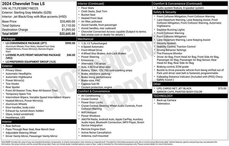 Chevrolet Trax LS 2024