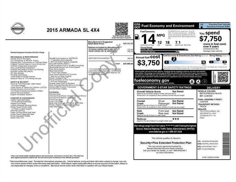 Nissan Armada  2015