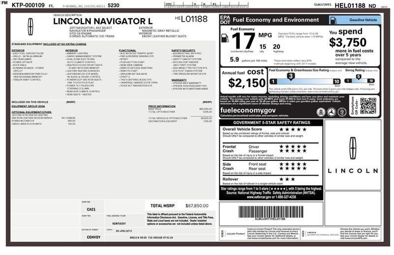 Lincoln Navigator L  2017