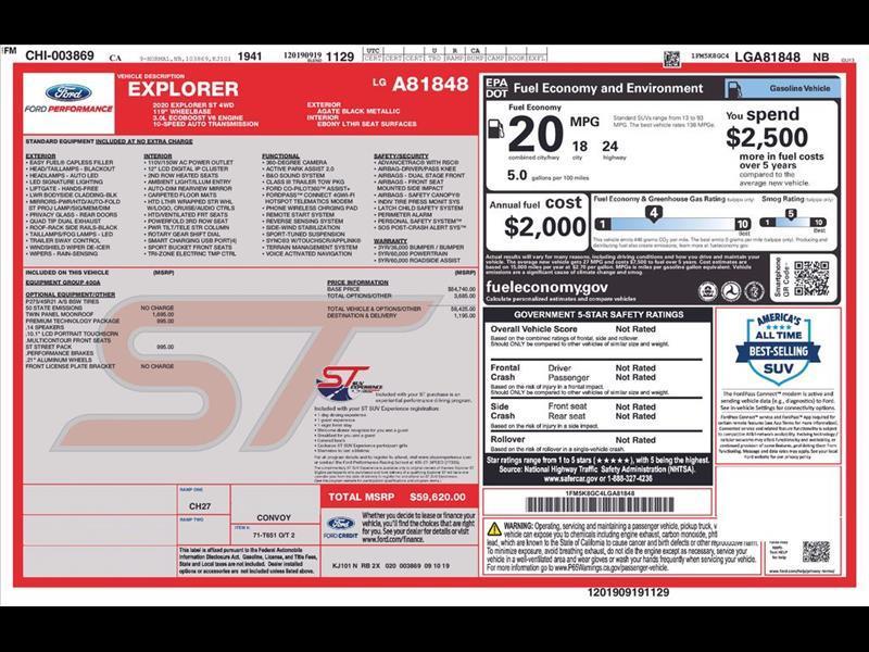 2020 Ford Explorer ST AWD