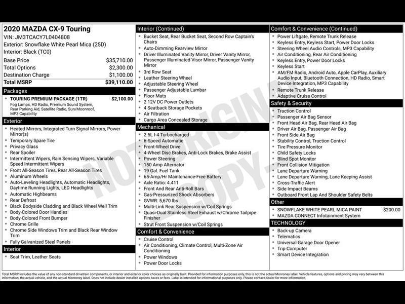 Mazda CX-9 Touring FWD 2020