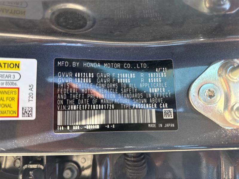 Honda Civic EX Sedan CVT 2022