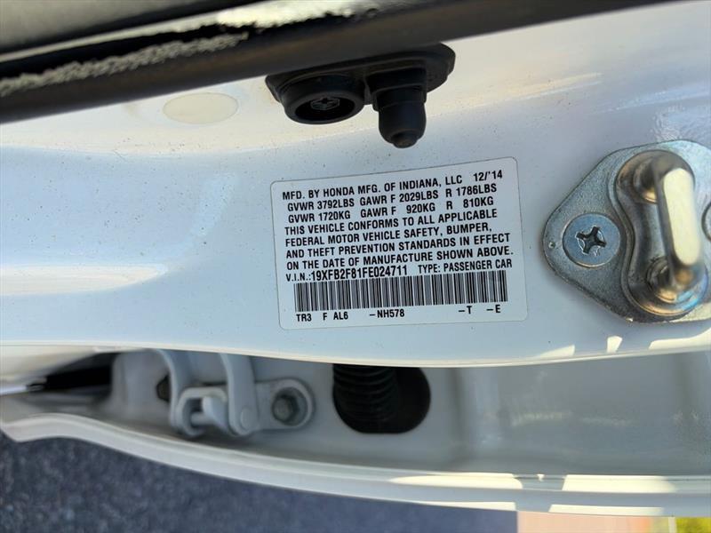 Honda Civic EX Sedan CVT 2015