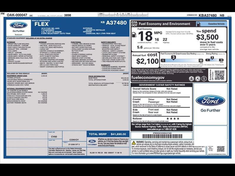 Ford Flex SEL AWD 2019
