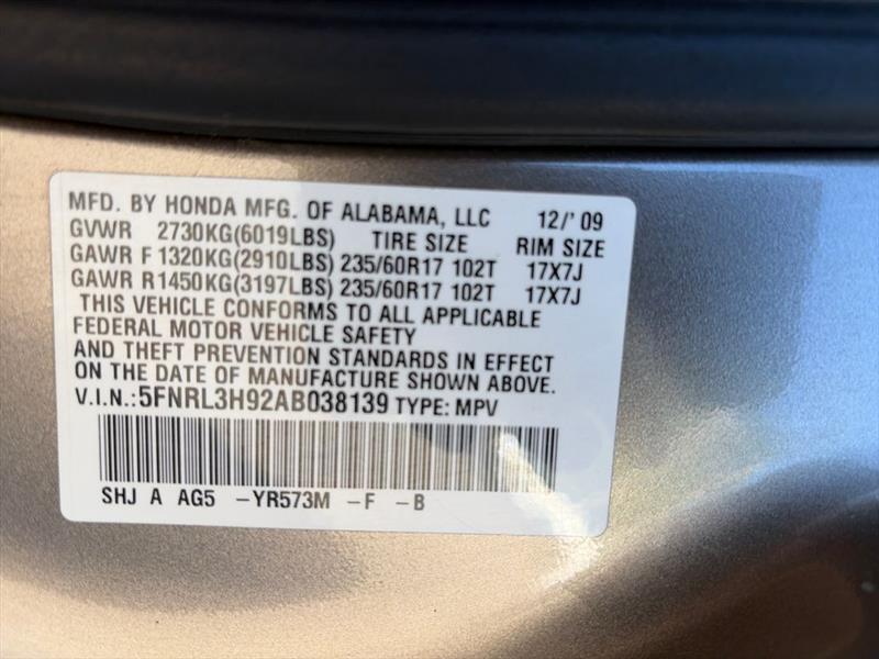 Honda Odyssey Touring 2010