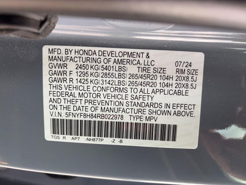 Honda Passport Black Edition 2024
